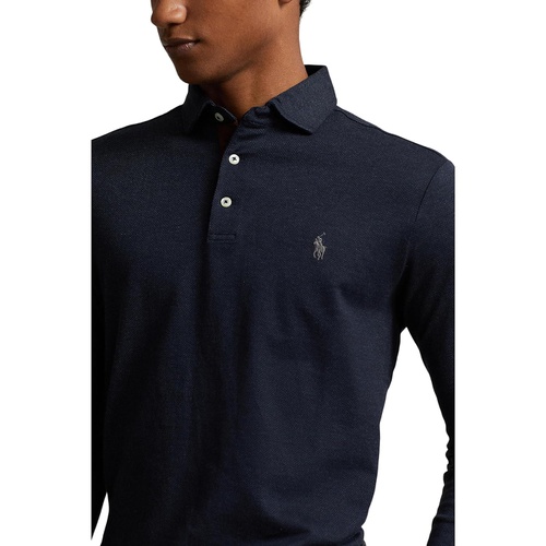 폴로 랄프로렌 Mens Polo Ralph Lauren Custom Slim Fit Herringbone Polo Shirt