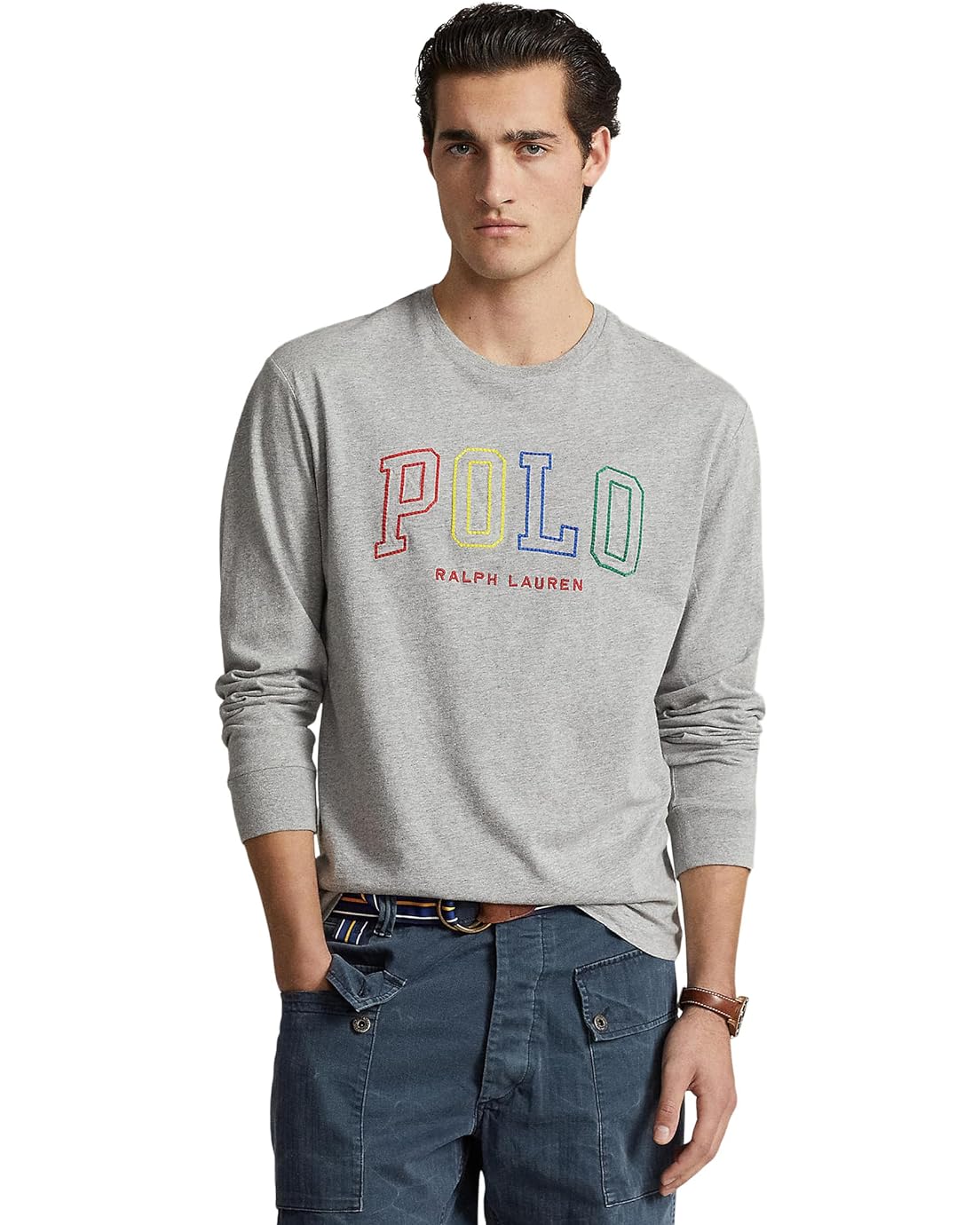 Polo Ralph Lauren Classic Fit Logo Jersey Long Sleeve T-Shirt