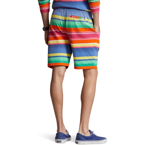 폴로 랄프로렌 Mens Polo Ralph Lauren 85-Inch Striped Spa Terry Shorts