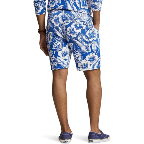 폴로 랄프로렌 Mens Polo Ralph Lauren 85-Inch Tropical Floral Spa Terry Shorts