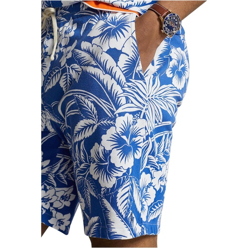 폴로 랄프로렌 Mens Polo Ralph Lauren 85-Inch Tropical Floral Spa Terry Shorts