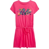 Polo Ralph Lauren Kids Logo Cotton Jersey Tee Dress (Toddler/Little Kids)