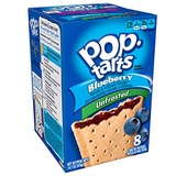 Pop-Tarts Breakfast Toaster Pastries, Unfrosted Blueberry Flavored, 14.7 oz (8 Count)
