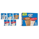Pop-Tarts, Breakfast Toaster Pastries, Variety Pack, 6.3lb Case (60 Count) & Breakfast Toaster Pastries, Variety Pack, Proudly Baked In the USA, 54.1oz Box (1 Pack 32Count)