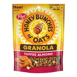 Post Honey Bunches of Oats Toffee Almond Granola Cereal and Snack, Good Source of Fiber, made with Whole Grain Breakfast Cereal, 11 Ounce (Pack of 6)