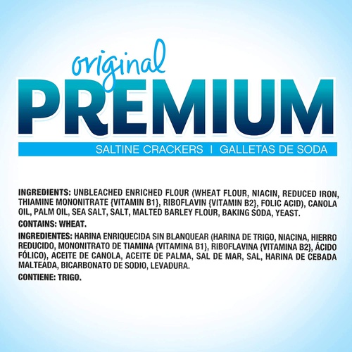  Premium (PDXN9) Premium Saltine Crackers, Family Size - 3 Boxes