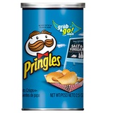 Pringles Salt and Vinegar Flavored Potato Crisps Chips (Pack of 12)