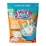 Pro-Puffs Keto Cereal by Snacks House, High Protein Low Carb Healthy Breakfast Food  Gluten & Grain Free Pebbles  Paleo, Diabetic, Ketogenic Diet Friendly Cereals  Fruity Magic Crunch, 7