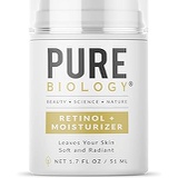 Pure Biology Premium Retinol Cream for Face, Clinically Proven Pepha-Tight, Retinol 15D & Hyaluronic Acid Day & Night Cream Face Moisturizer, Face Cream, Anti Aging Wrinkle Cream f