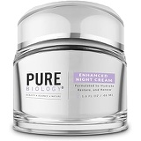 Pure Biology Premium Night Cream Face Moisturizer with Clinically Studied Syn-Coll, Retinol, Collagen & Hyaluronic Acid, Anti Aging Face Cream for Wrinkles, Eyes & Neck for Women &