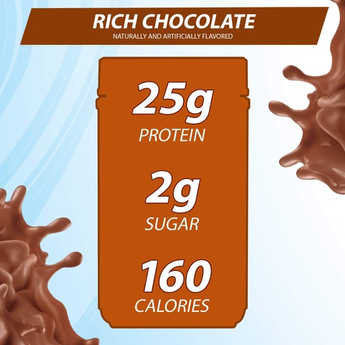  Pure Protein Powder, Whey High Protein, Low Sugar, Gluten Free, Rich Chocolate, 1.75 lbs