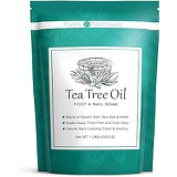 Purely Northwest Tea Tree Oil Foot Soak with Epsom Salt - Made in USA, Alleviate Toenail Fungus, Athletes Foot and Stinky Foot Odors. Softens Dry Calloused Heels, Leaving Feet Feeling Soft, Clean a