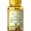 Vitamin D3 50mcg (2,000 IU) Bolsters Immune Health by Puritans Pride for Support of Immune Health and Healthy Bones and Teeth 200 Softgels