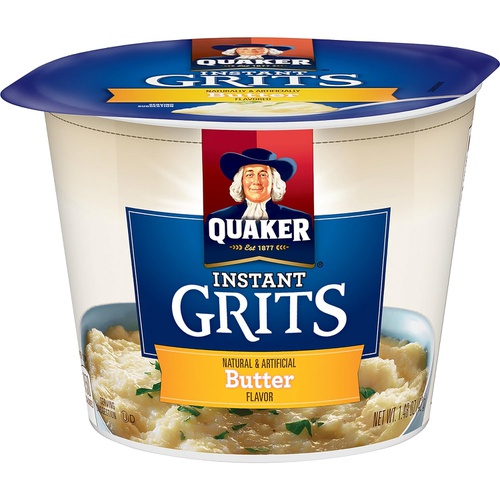  Quaker Instant Grits, 4 Flavor Variety Pack, 0.09oz Packets (48 Pack)
