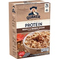 Quaker Instant Oatmeal, Protein Maple Brown Sugar, 10g Protein, (36 Packets)