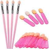Quality Yes QY 24PCS Pink Eye Shadow Sponge Applicators Eyeshadow Brushes Makeup Tool