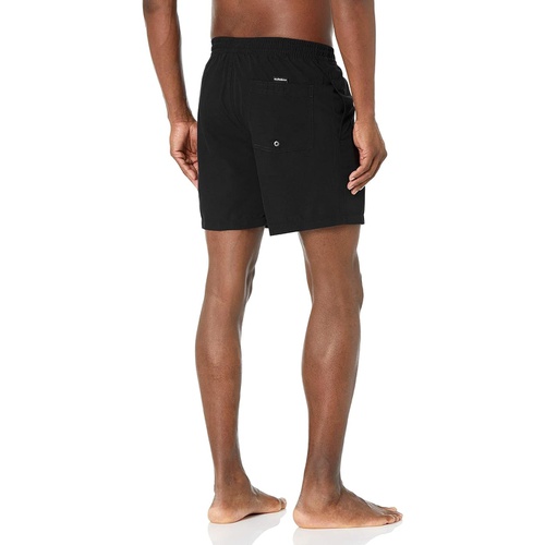 퀵실버 Quiksilver Mens Solid Elastic Waist Volley Boardshort Swim Trunk Bathing Suit