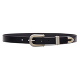 rag & bone Ventura Leather Belt_BLACK