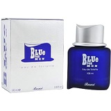 Blue for Men EDT - Eau De Toilette 100ML (3.4 oz) | Aquatic Pour Homme Spray | Unique Refreshing Mint and Citrus Notes with warm Woody notes | Attractive Bottle | by RASASI Perfume