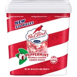 RED BIRD SOUTHERN REFRESH - MINTS Red Bird Soft Peppermint Candy Puffs 60 oz Tub w/Handle | 320 pieces | Gluten Free | Kosher | Free from Top 8 Allergens | Made with 100% Pure Cane Sugar | Individuall