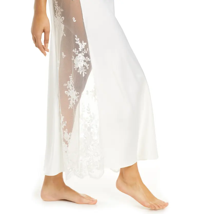  Rya Collection Darling Satin & Lace Nightgown_IVORY