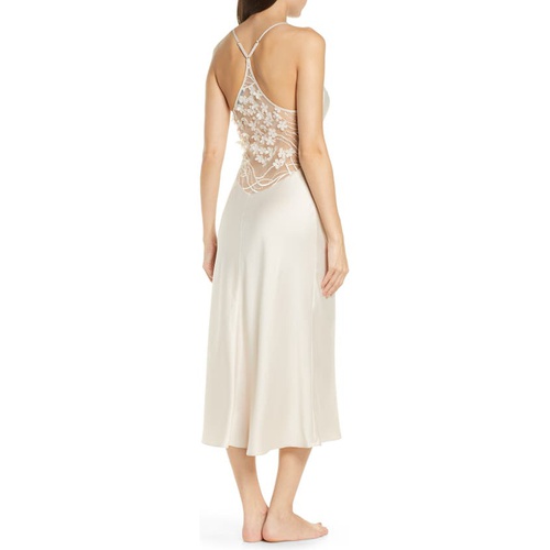  Rya Collection Kiss Applique Back Long Satin Nightgown_CHAMPAGNE