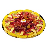 Raindrops Gummy Candy Pizza - 8.5 of Yummy Toppings Made from Gummy Bears, Gummy Fruits, Licorice Ropes and More - Fun and Unique Candy Gifts (15.34 OZ)