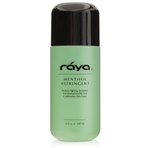  RAYA Menthol Astringent 6 oz (203) | Effective Facial Toner for Combination and Partially Oily Skin Prone to Break-Outs | Helps Refine, Tighten, and Protect pH Balance | Cools, Ref