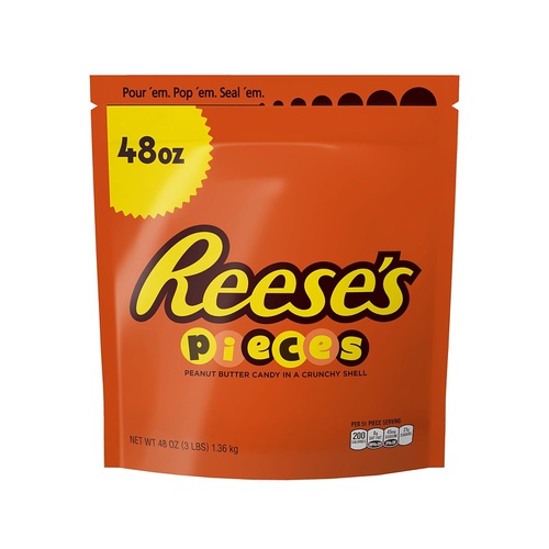 REESES PIECES Peanut Butter Candy, Easter, 48 oz Bag