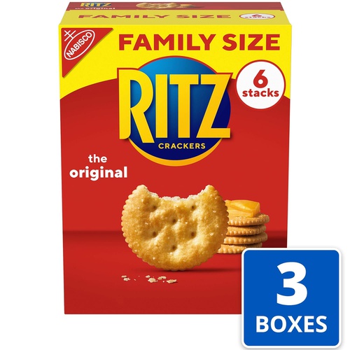  Ritz (RIUM9) RITZ Original Crackers, Family Size, 3 Boxes