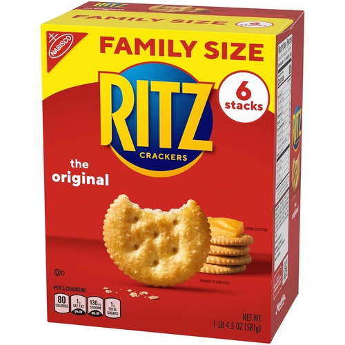  Ritz (RIUM9) RITZ Original Crackers, Family Size, 3 Boxes