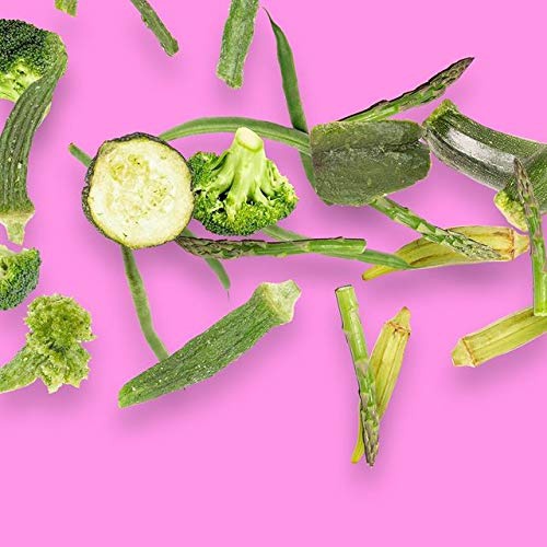  Root Foods SixMix Variety Veggie Snack, Non-GMO Vegetable Crisps with Asparagus, Green Beans, Zucchini, Okra, Bell Peppers, Broccoli, Good for Adults, Kids, Vegan, Gluten Free, Hal