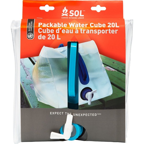  S.O.L Survive Outdoors Longer Packable 20L Water Cube - Hike & Camp