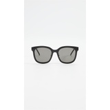 Saint Laurent SL M77/K Feminine Squared Sunglasses