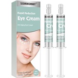 SCOBUTY Rapid Reduction Eye Cream,Under-Eye Bags Treatment,Instant Results Depuffing Eye Cream,Fights Wrinkles and Fine Lines,Reduces Appearance of Dark Circles