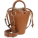 SEE BY CHLOEE See by Chloe Cecilia Small Leather Bucket Bag_CARAMELLO