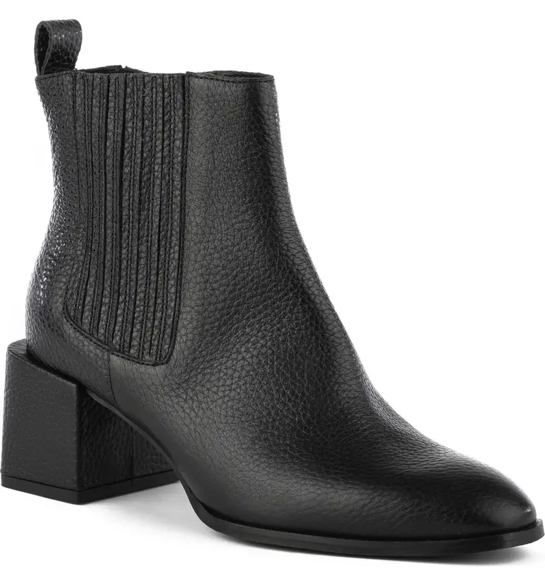 Seychelles Exit Strategy Bootie_BLACK LEATHER