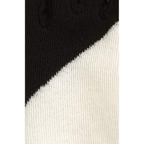  Seymoure Knit Wool Gloves_BLACK AND WHITE