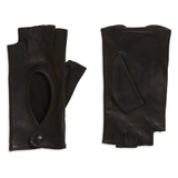 Seymoure Fingerless Leather Gloves_BLACK