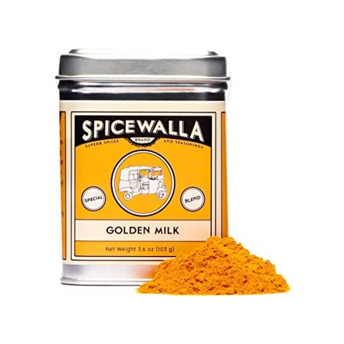  Spicewalla Golden Milk Powder 3.6 oz - Cinnamon, Ginger, Turmeric Drink Tea or Latte Mix