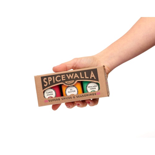  Spicewalla Taco Seasoning 3 Pack Collection | Carne Asada, Al Pastor, Pescado Verde | Non-GMO, No MSG, Gluten Free