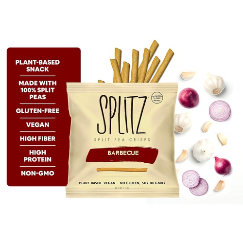  SPLITZ Split Pea Crisps (01 - Variety Pack (1.5oz) 12ct) Plant-Based, Organic, Non-GMO, Vegan, Gluten-Free, Superfoods, Healthy Snack for Kids and Adults, High Protein, High Fiber,