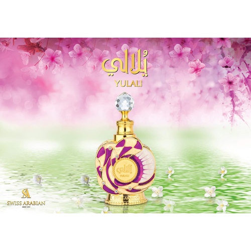  SWISSARABIAN LAYALI Rouge Perfume Oil for Women 15mL | Sweet, Juicy and Tropical Oriental Parfum | Sultry Coconut, Sandalwood and Rose | Natural Alcohol Free Attar | Body Oil by Fragrance Artis