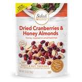 Salad Pizazz! Almond Toppings, Honey Roasted with Cranberries - Snack Mix and Salad Topping - 3.5 Ounce (3.5 OZ) Resealable Bag(Package May Vary)