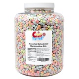 Sarahs Candy Factory Assorted Dehydrated Marshmallow Bits in Jar, 2.5lb