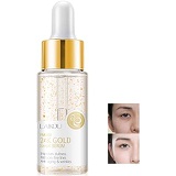 Seewe 24K Gold Face Hyaluronic Acid Serum Moisturizing Snail Day Essence for Improves Dullness Reduces Fine Lines and Anti-Aging Wrinkles