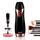 Sensual-U Electric Makeup Brush Cleaner Spinner - Automatic Machine Kit - Professional Makeup Brush Cleaning Tool - Quick, Easy and Effortless Way to Clean Makeup Brushes - No Dirt, Bacteria