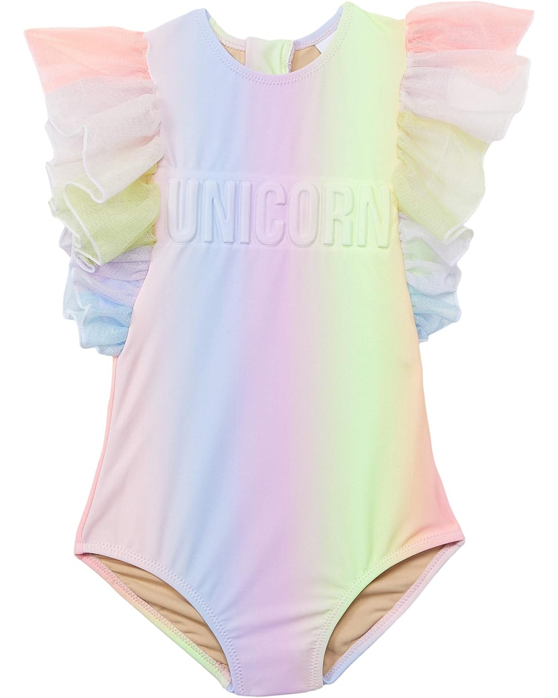 shade critters Unicorn Tulle Sleeve One-Piece Sherbert Rainbow (Infantu002FToddler)