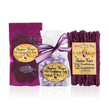 Shadow River Gourmet Wild Huckleberry Candy Sampler With Licorice, Saltwater Taffy, and Jelly Beans