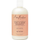 SheaMoisture Curl and Shine Coconut Shampoo for Curly Hair Coconut and Hibiscus Paraben Free Shampoo 13 oz